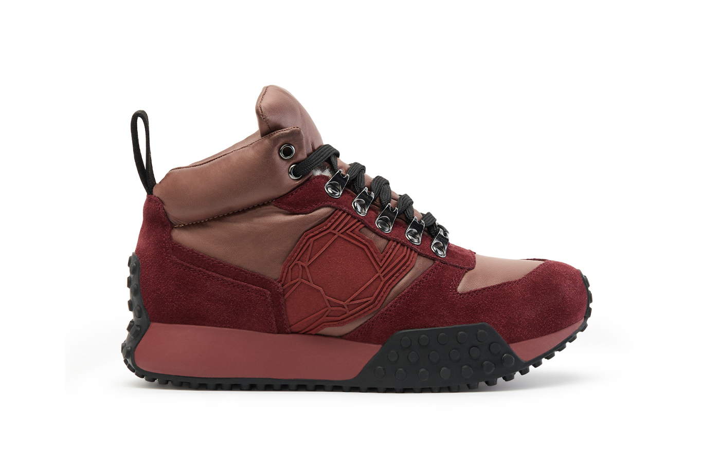 полуботинки 01145AW-0819 бордовый шерсть, фото 1